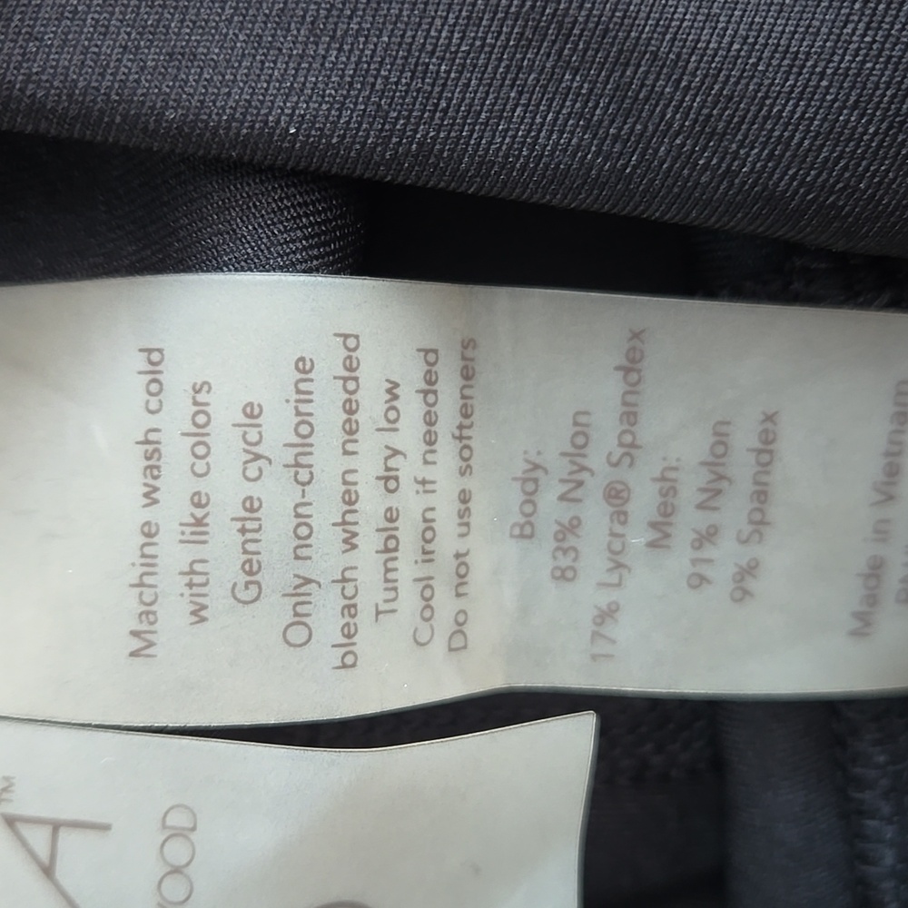 CALIA Power Sculpt Perforated 7/8 Leggings Pure Black Women’s Small NWT - Picture 7 of 11